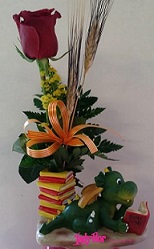 Figura Sant Jordi 1 Rosa sj996